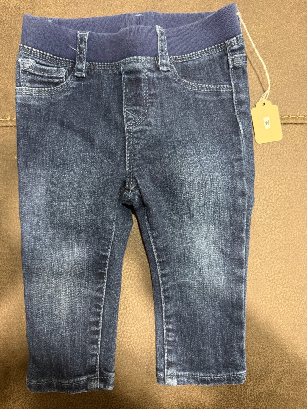 GAP Toddler Dark Indigo Knit Waist Denim Jeans